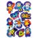 Puzzle with stickers "Find the hero: astronauts", 11 stickers