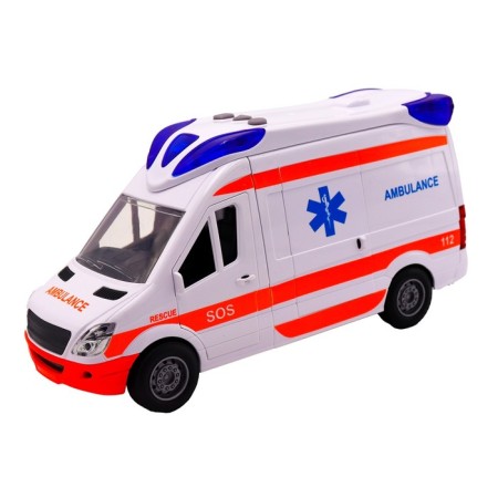 Friction Funky Toys Ambulance Machine, 26 cm