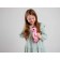 Soft toy "Sea Horse", pink color