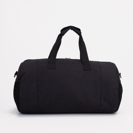 Sports bag with lightning, 3 outer pockets, long belt, black color-1
