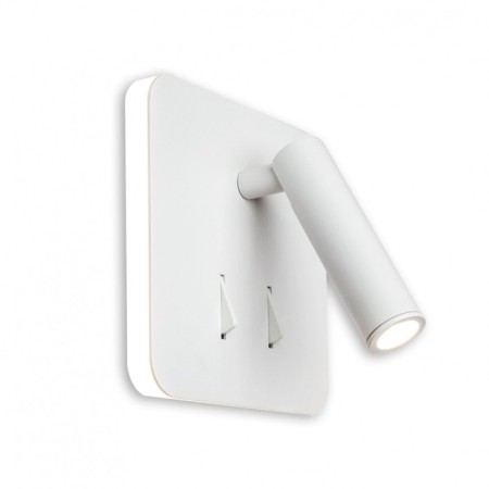 Sconces Citilux "Descart" CL704420, 13x13 cm, 2x3.6W, led, white color