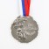 Prize medal 075 diam 6.5 cm. 2 place, tricolor. Color ser. With a ribbon
