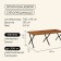 Tourist maclay, folding, 140x65x50 cm, tree color