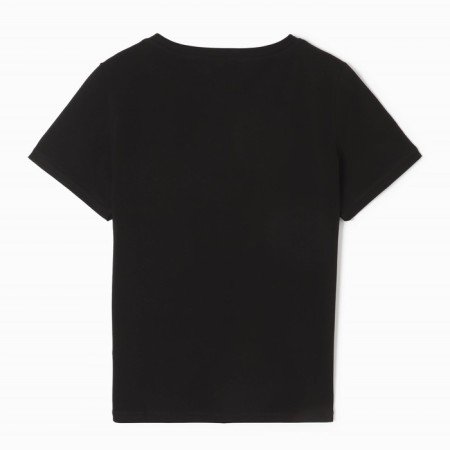 T -shirt female, black color, size 50-3