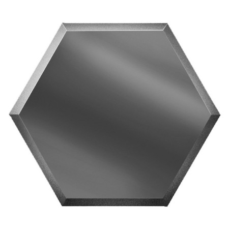Sot mirror graphite tiles with fake 10 mm, 250x216 mm