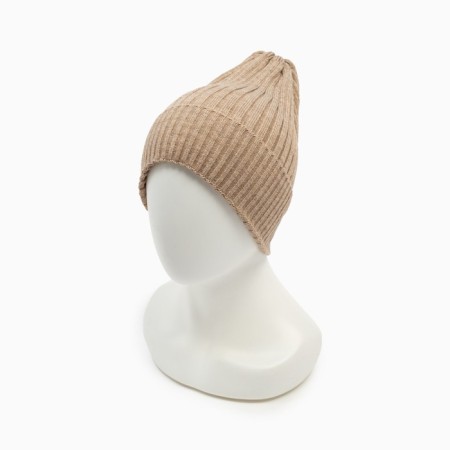 Female capacible hat, cocoa color, size 52-56-4