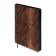 Diary Leduced A6+, 160 sheets of Escalada, soft cover of artificial leather, lies, cream block 70g/m2, brown
