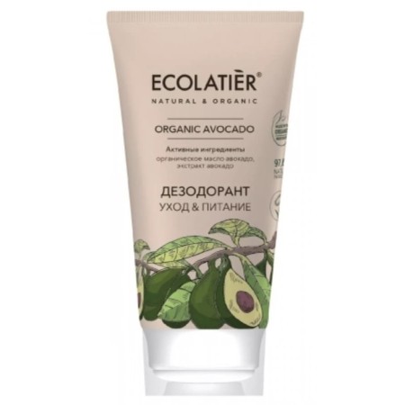 Deodorant Ecolatier Organic Avocado "Care & Power", 40 ml