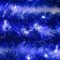 Girland "Mishura" 1 m Rosa, IP20, blue thread, 22 LED, 6 layers, d = 7 cm, white glow, CR2032X2