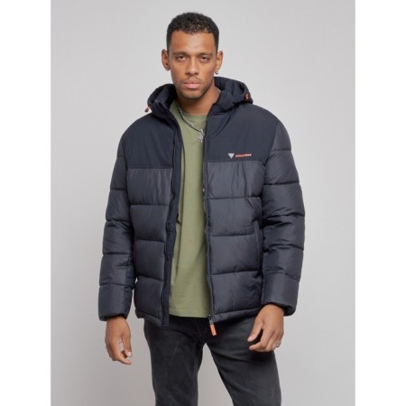 Male jacket, size 62, dark blue color-6