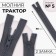 Lightning "Tractor", No. 5, connective, 2 runners, automatic locks, 90 cm, color gray color