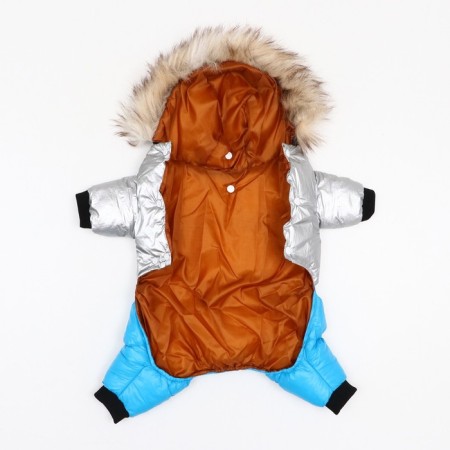 Kombinyson "Fluff", size 18 (DS 40 cm, fire 50 cm, Osh 38 cm), blue-7