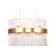 Crystal chandelier with Ambrella Light, Traditional, Tr5359, G9, Gold color