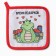 Set of kitchen. Dolyana "Gift Time": mittens 20x28 cm, severity 17x17 cm, 35% HL, 65% PE