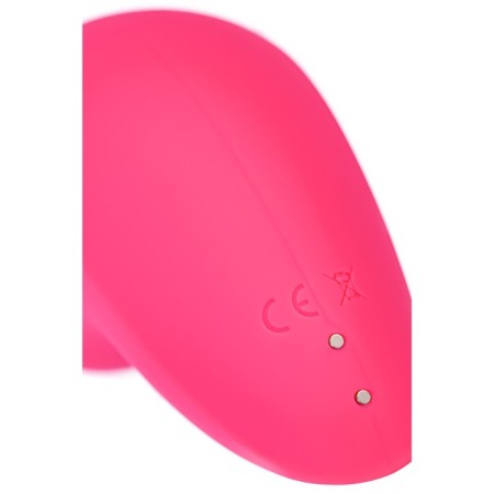 Vacuum-wave stimulator of the Satiffyer Magnetic Deep Pulse clitoris, 11 cm, silicone, pink color-6