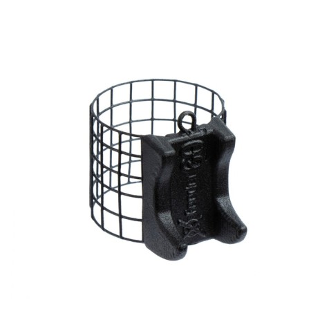 Metallic feeder X-Feeder Me Batman M Grid, Matt Black, 60 g, 30 ml-1