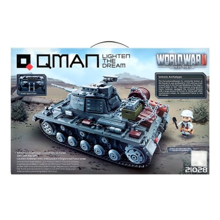 Designer Second World War “German Tank Panzeriii”, 1058 details-3