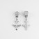 Automatic castle for lightning "Tractor", No. 5, decorative, 10 pcs, Nickel color
