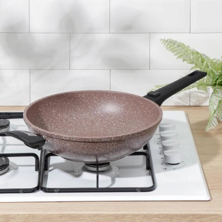 Frown of Wok Brownie, D = 28 cm, removable handle, anti -stick coating, induction-6