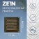 Ventilation grate Zein luxury RM1212Z, 125 x 125 mm, with a grid, metal, gold