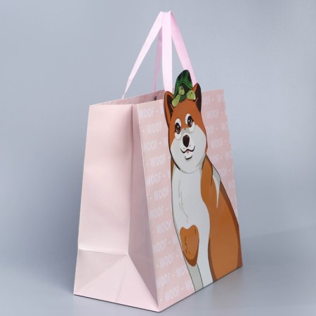 Gift package, packaging, "dog", 30 x 30 x 15 cm-1