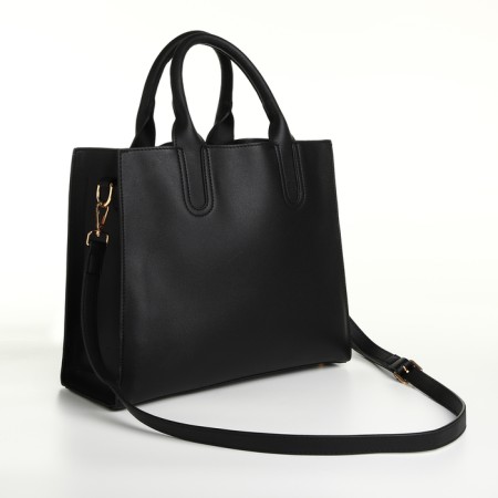Women's bag with lightning, black color-2