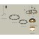 Ambrella Light Acrylic lamp, XR92091110, GX53 LED 12 watts, black sand, yellow gold, transparent