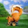 Garden figure "Squirrel with a fluffy tail" 15x27x32cm