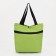 Folding bag on 2 wheels, on the button, the color is green