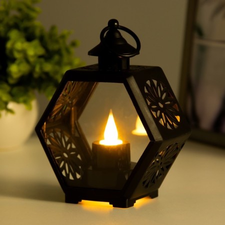 Nightmare "Candle in the HEx" 3HLR1130 Black 6x11x14 cm Risalux-2