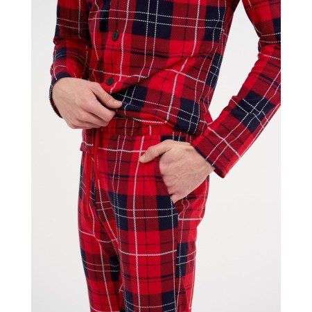 Pajama men's kaftan "Christmas" R.56-6