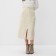 Women's skirt Minaku: Velvet Collection Milk color, river 44