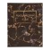 Subject Calligrata Top "Dark marble", 48 sheets in a cage English, with reference material, cover coated cardboard, Soft-Touch coating with gold foil, offset block