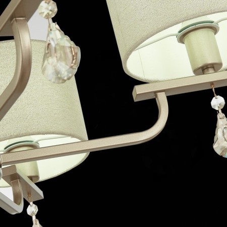 Suspended EVOLUCE lamp. Sle107703-05. Elida. 5x40 W, E14, 69.5x69.5x34 cm, Shampan-9