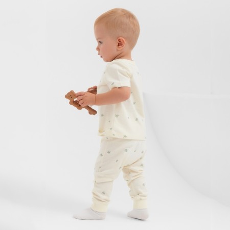 Children's Minaku T-shirt, Milk color, height 80-86 cm-5