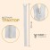 Lightning "Tractor", No. 7, detachable, castle machine, 50 cm, white color