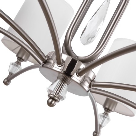 Suspended lamp Freya FR1007PL-08N Riverside, 860x860x1425 mm, E14, 8x40W, Nickel color-2