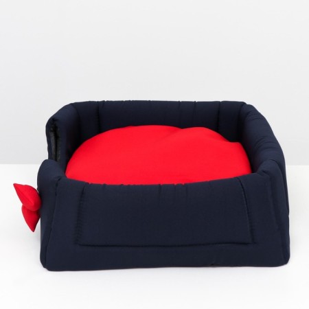 Transformer House "Samanka" 45 x 45 x 36 cm, red-blue-8