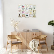 Wall clock, series: photo frames, 