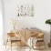 Wall clock, series: photo frames, "house", smooth move, 54.5 x 74 cm