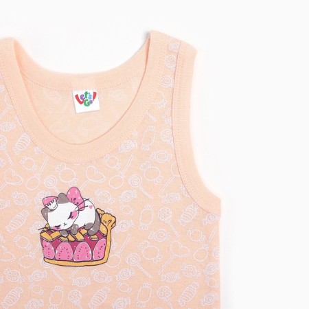 Kit (T-shirt, panties) for girls A.31192, height 92 cm, color light-first-1