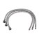 Accoona A5179TT-13 kitchen mixer, single-legged, flexible spout, flowing to drinking, gray