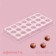 Konfinetta Chocolate Form "Diamond", 27.5 × 13.5 cm, 21 cells (D = 2.5 cm)