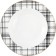 Arya Home Elegant Mandala, 24 objects, white color, white