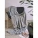Luxe Grey/Silver blanket, size 200x220 cm