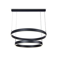 Светильник светодиодный подвесной с пультом управления Ambrella light, Original, FA6618, LED, 119 Вт, 8925Lum, 3000-6400К, цвет чёрный, белый матовый