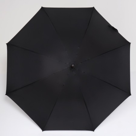 Umbrella - semi -automatic cane "plain", 8 spokes, r = 58 cm, black color-4