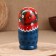 Matryoshka "Berry", blue scarf, 5-doll, 16 cm