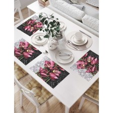 Set of napkins for setting the table 