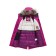 Winter park for a girl, height 140 cm, raspberry color